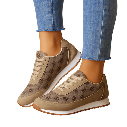 Constantine Women's Floral Lace-Up Sneakers Lightweight Casual Fashion for Walking/Running
