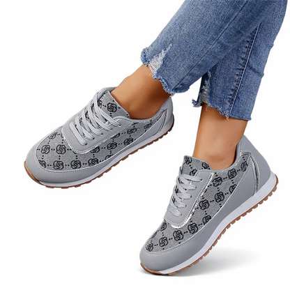 Constantine Women's Floral Lace-Up Sneakers Lightweight Casual Fashion for Walking/Running
